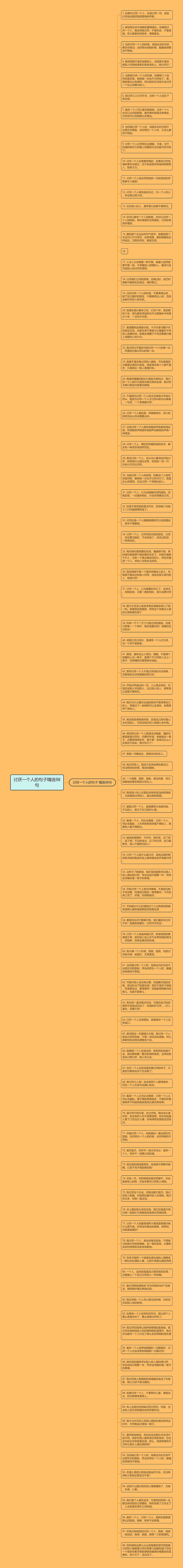 讨厌一个人的句子精选98句