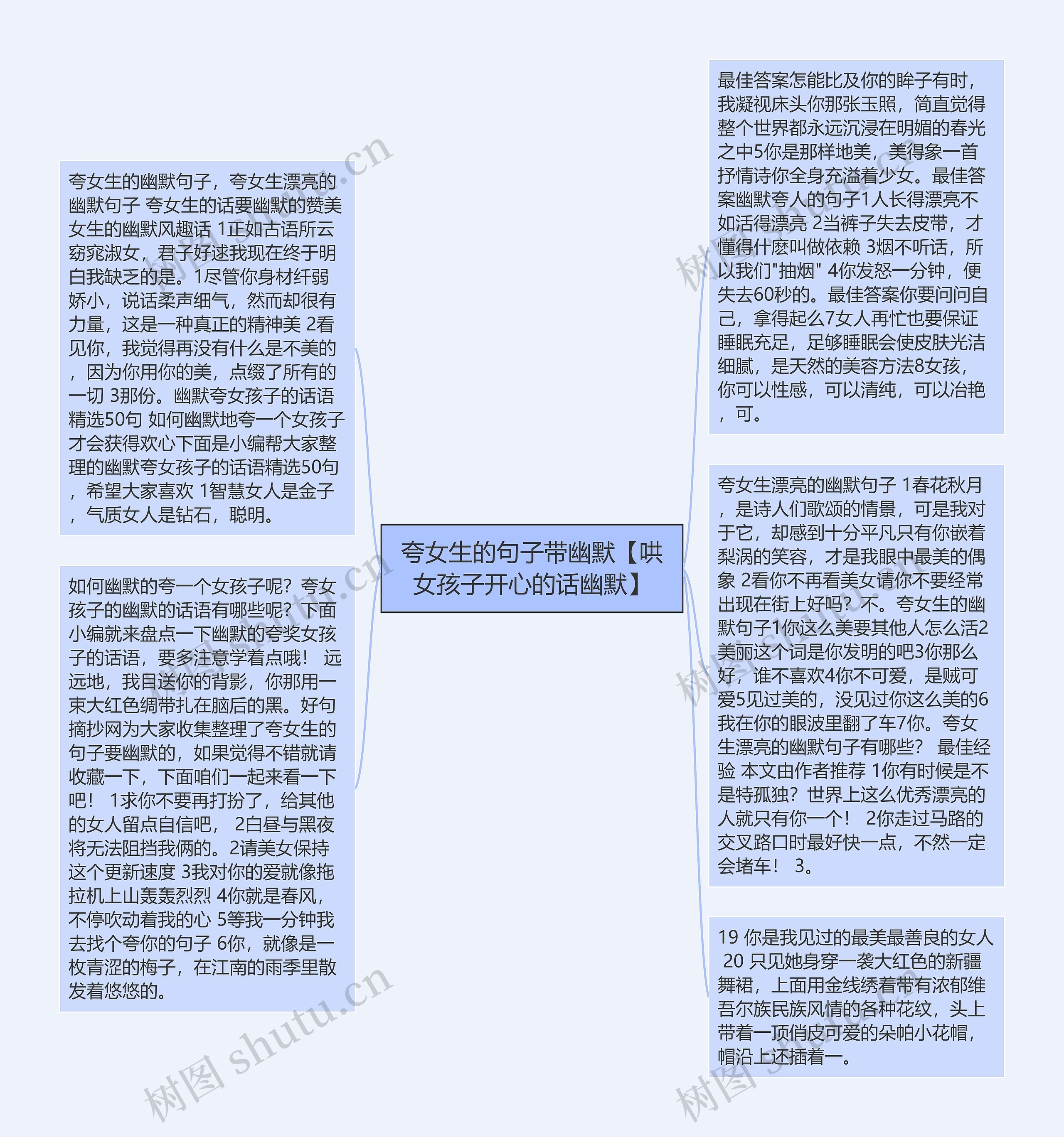 夸女生的句子带幽默【哄女孩子开心的话幽默】