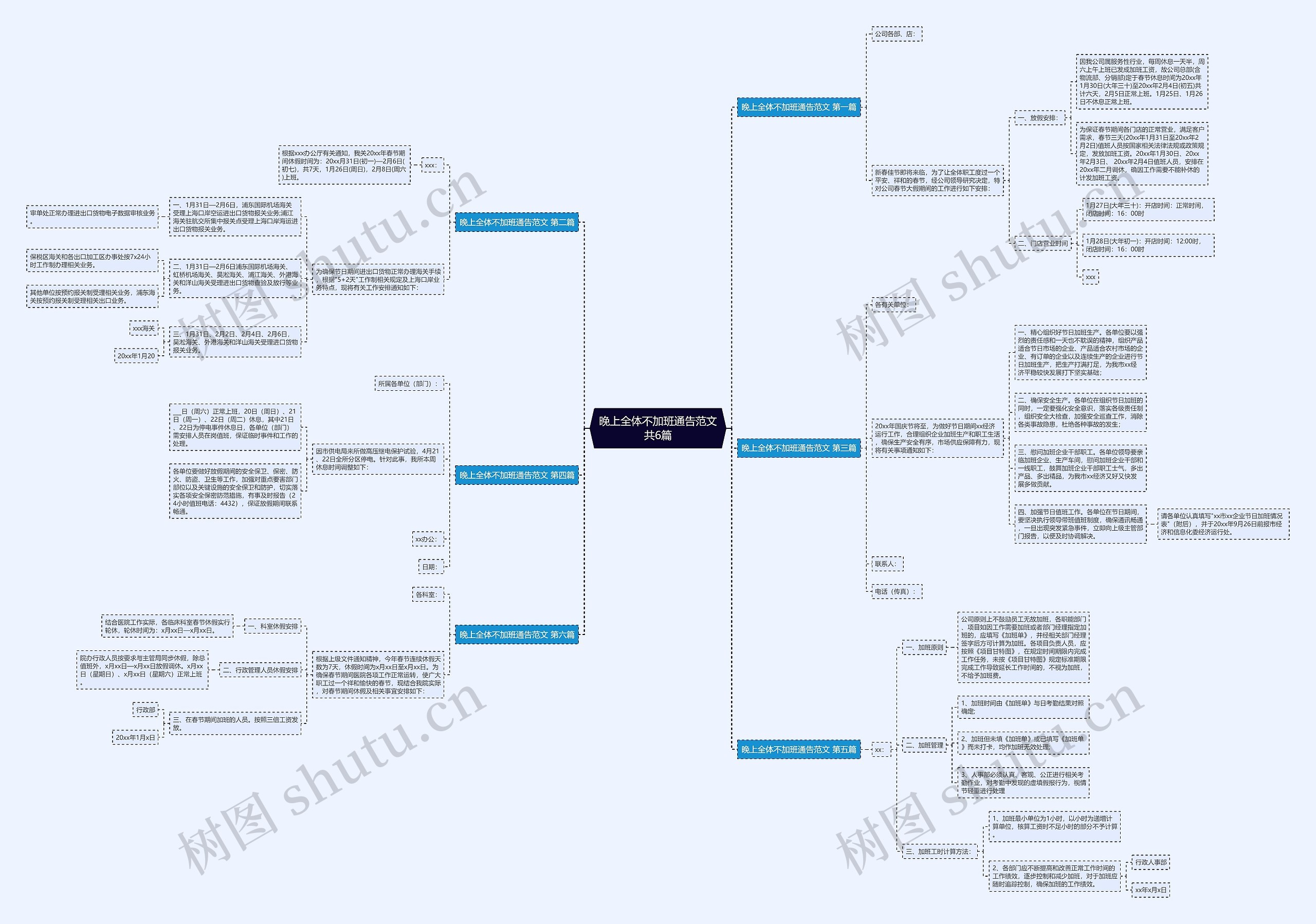 晚上全体不加班通告范文共6篇 晚上全体不加班通告范文共6篇