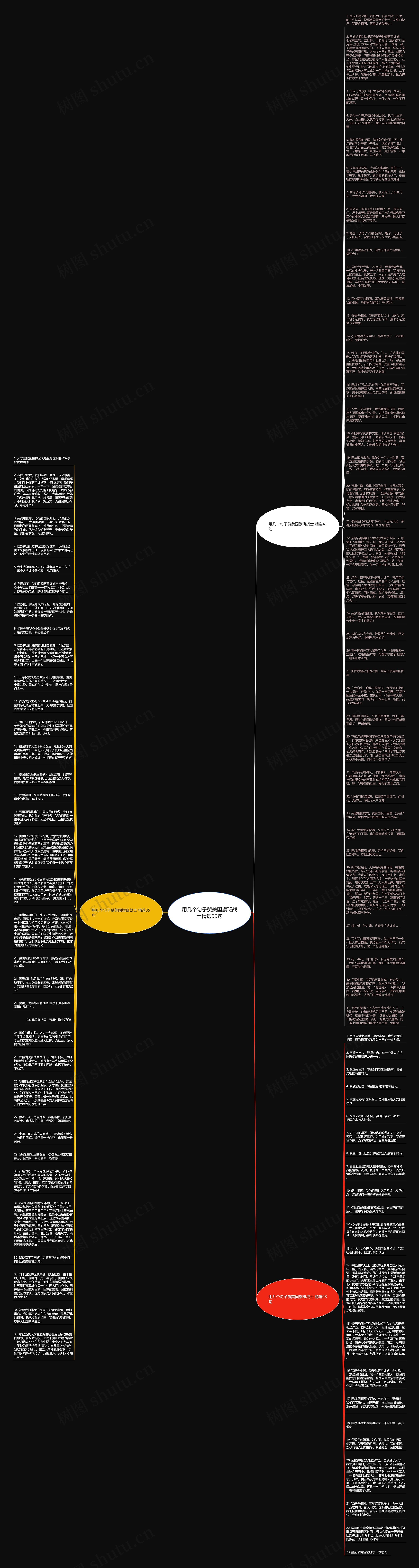 用几个句子赞美国旗班战士精选99句思维导图