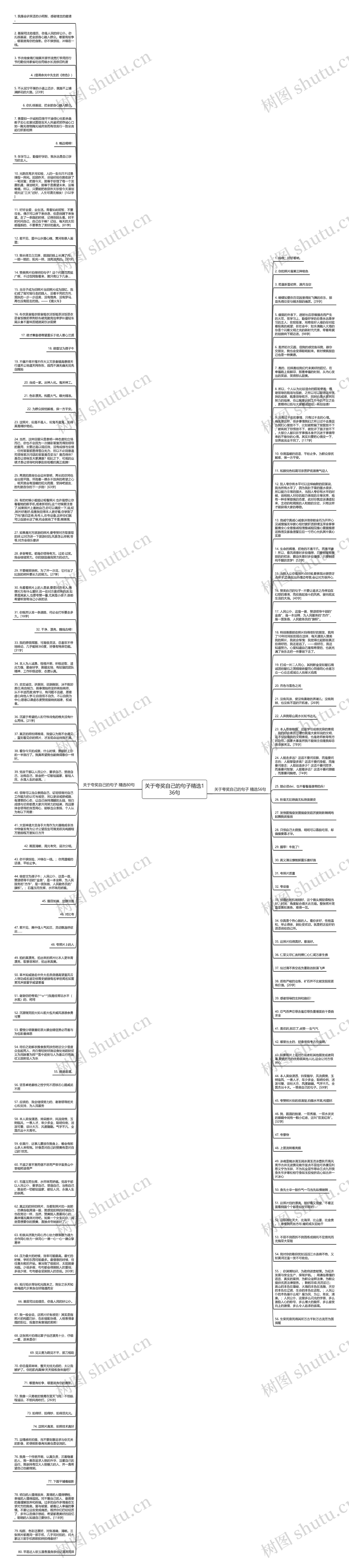 关于夸奖自己的句子精选136句思维导图