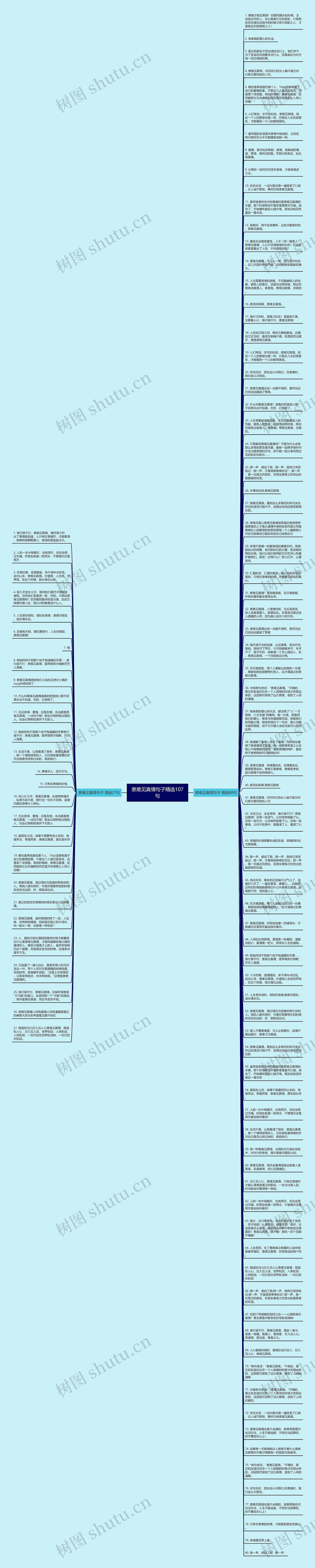 患难见真情句子精选107句思维导图