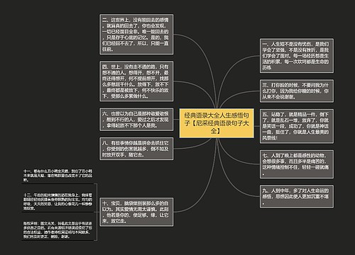 经典语录大全人生感悟句子【尼采经典语录句子大全】