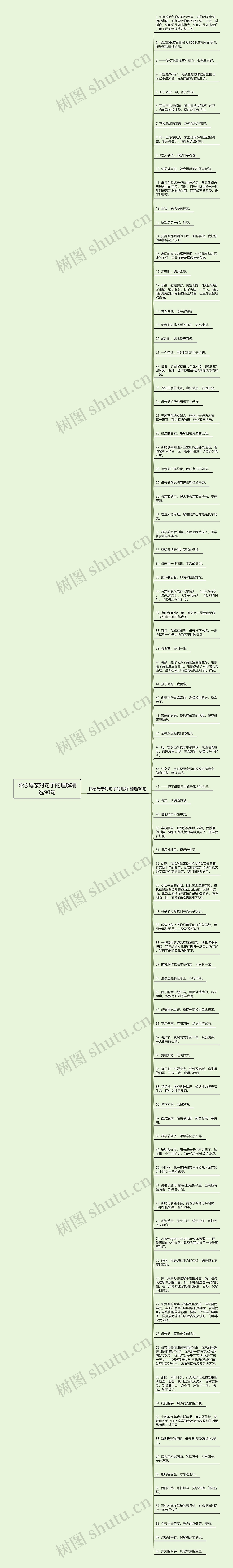 怀念母亲对句子的理解精选90句