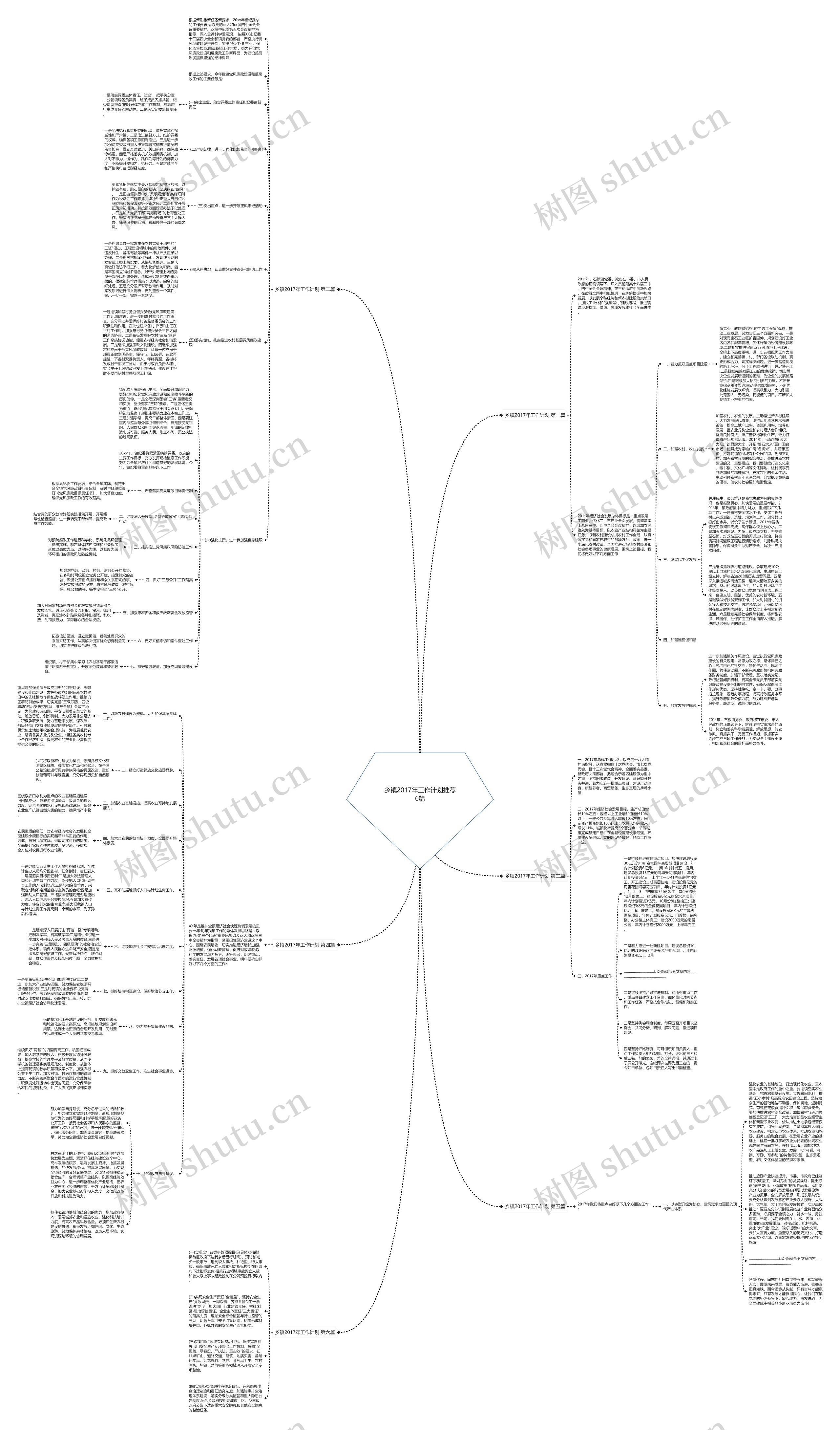 乡镇2017年工作计划推荐6篇