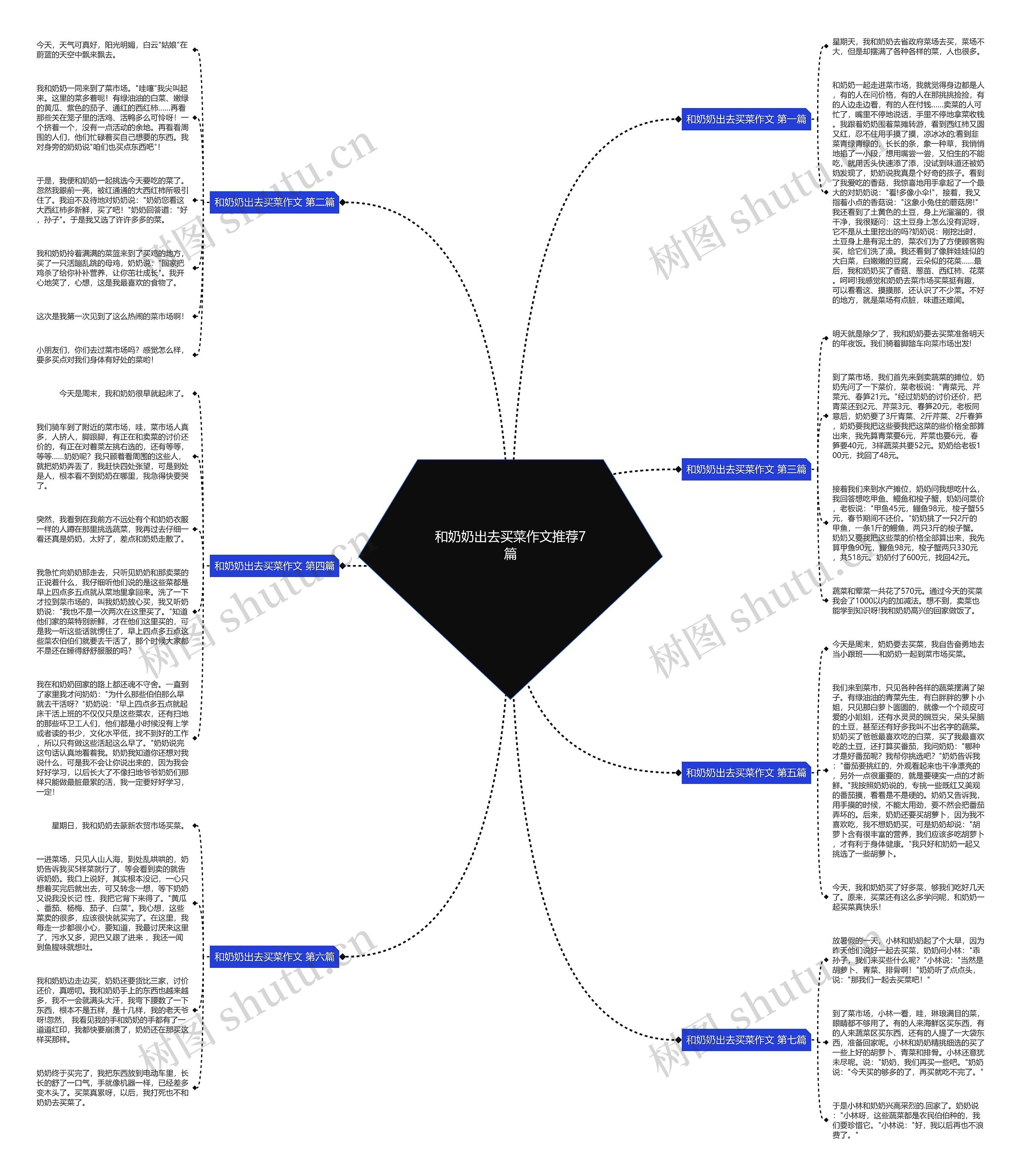 和奶奶出去买菜作文推荐7篇 和奶奶出去买菜作文推荐7篇