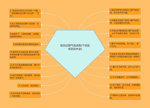 致自己霸气说说男(个性签名说说大全)