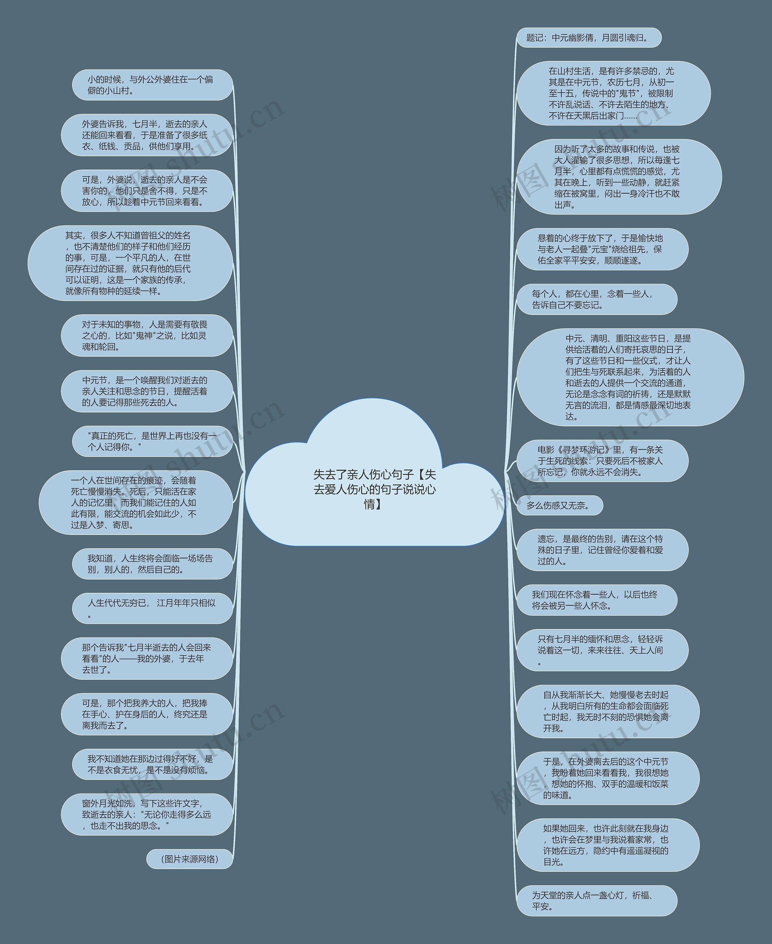 失去了亲人伤心句子【失去爱人伤心的句子说说心情】思维导图