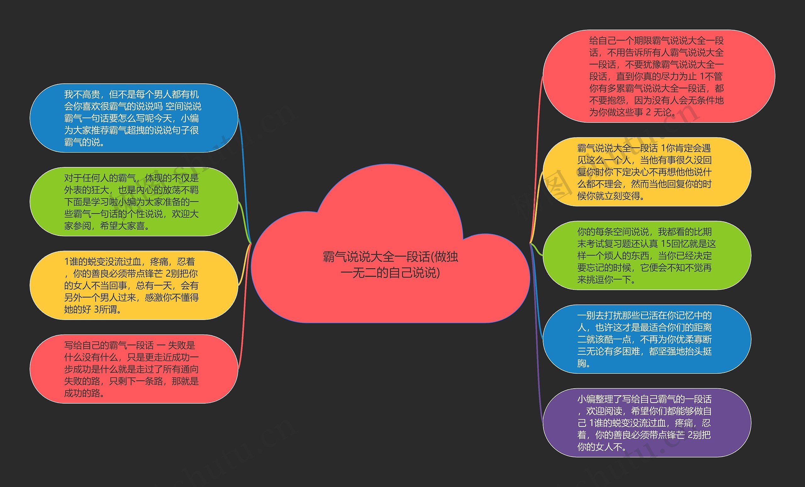 霸气说说大全一段话(做独一无二的自己说说)