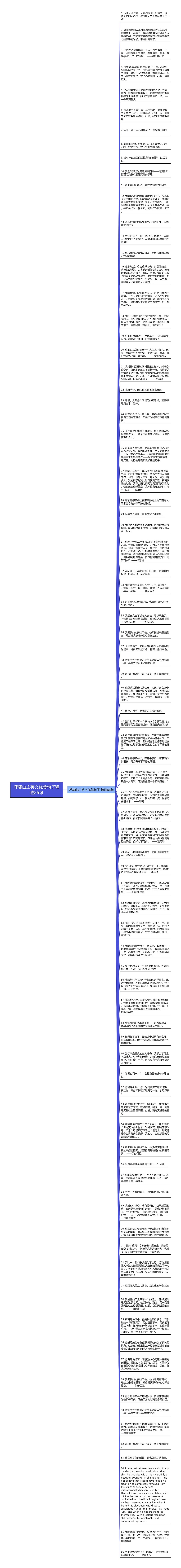 呼啸山庄英文优美句子精选86句思维导图