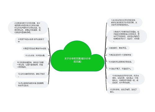 关于分手的文案(暗示分手的文案)