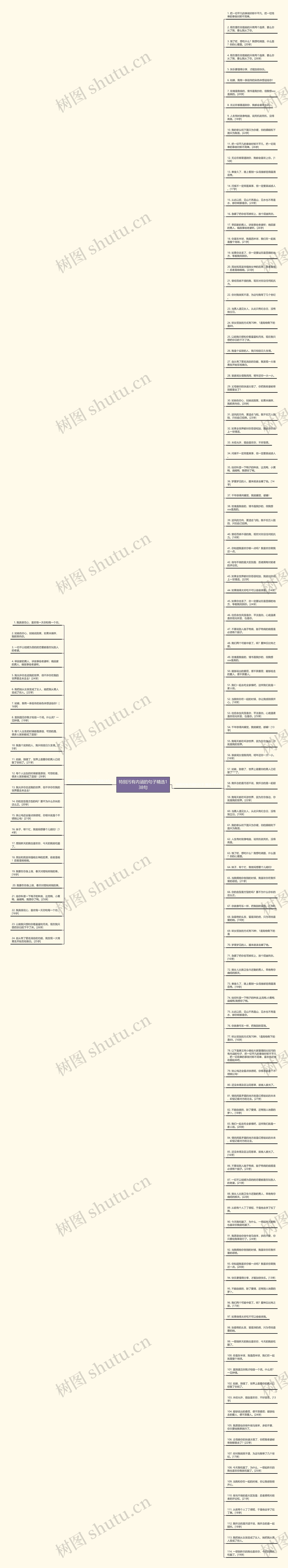 特别污有内涵的句子精选138句