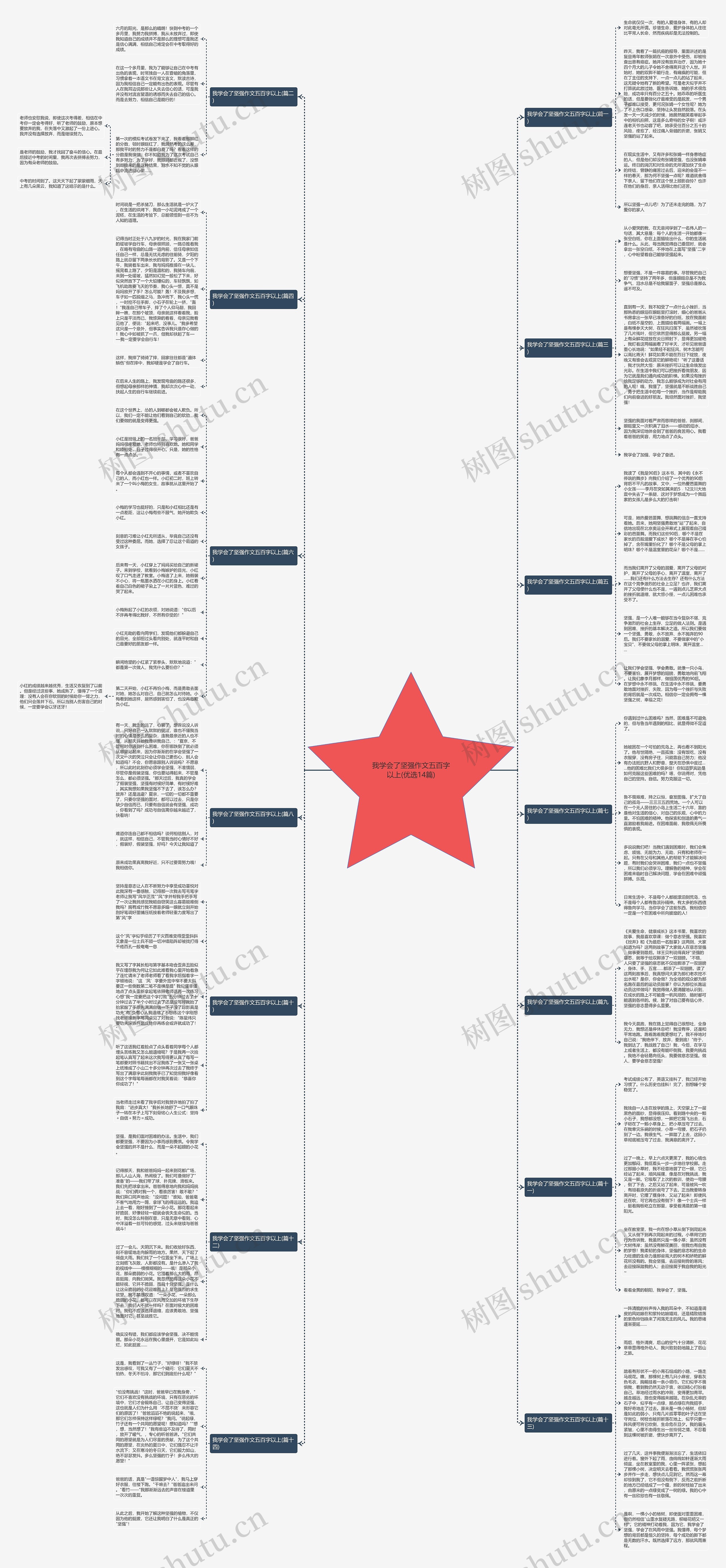 我学会了坚强作文五百字以上(优选14篇)思维导图