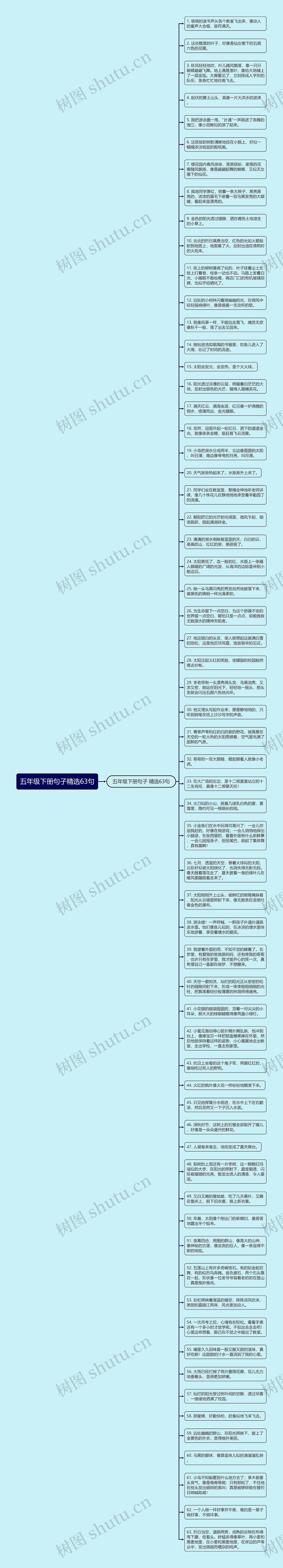 五年级下册句子精选63句