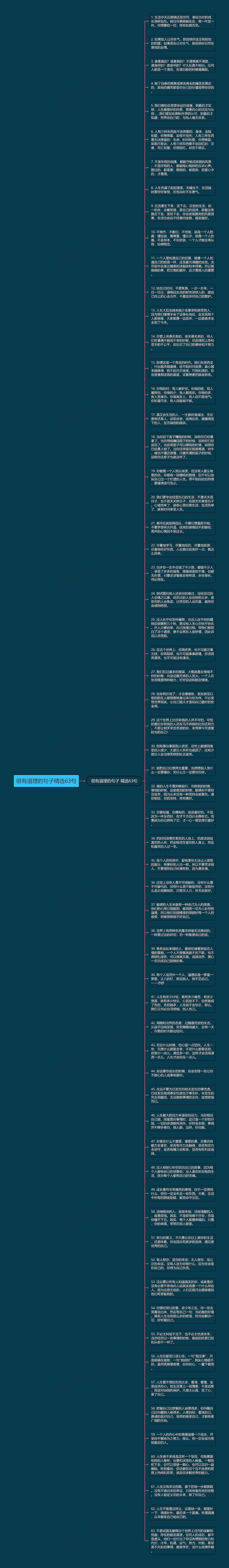 很有道理的句子精选63句思维导图