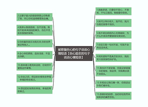 被欺骗伤心的句子说说心情短语【伤心励志的句子说说心情短语】