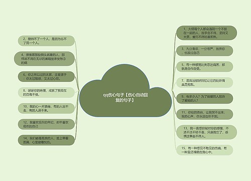 qq伤心句子【伤心自动回复的句子】
