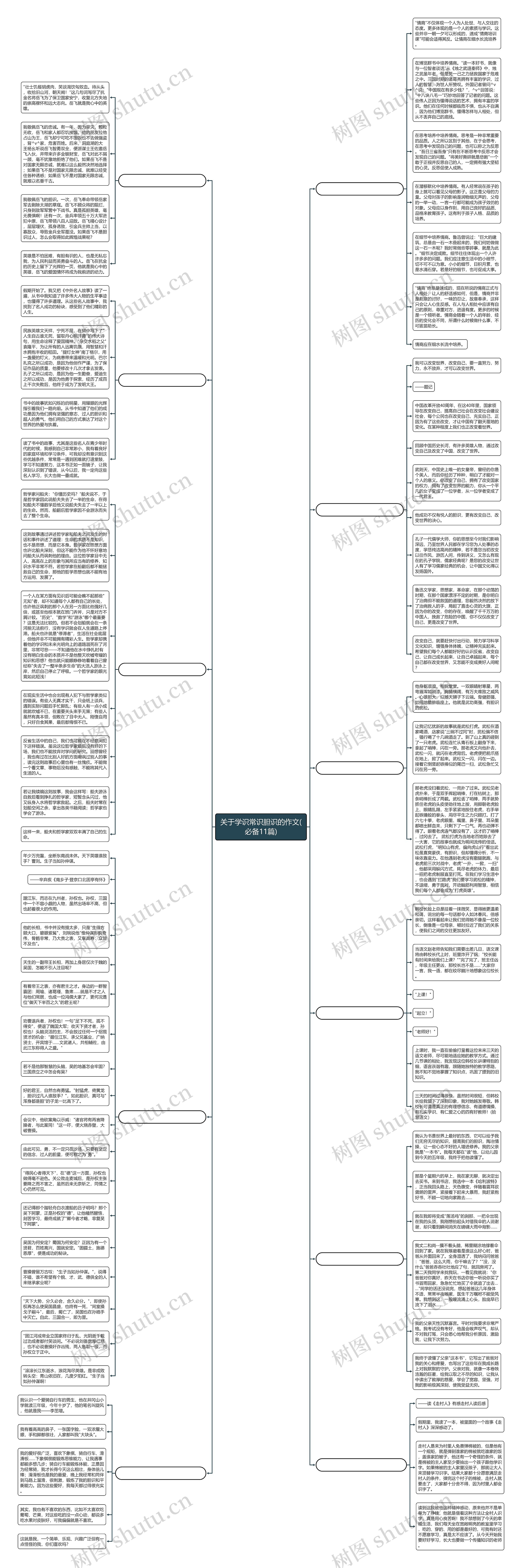 关于学识常识胆识的作文(必备11篇)思维导图