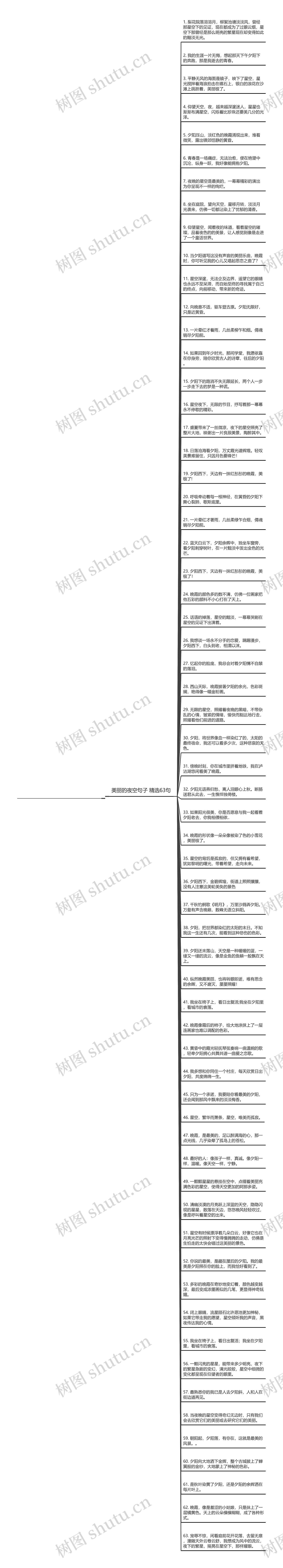 美丽的夜空句子精选63句