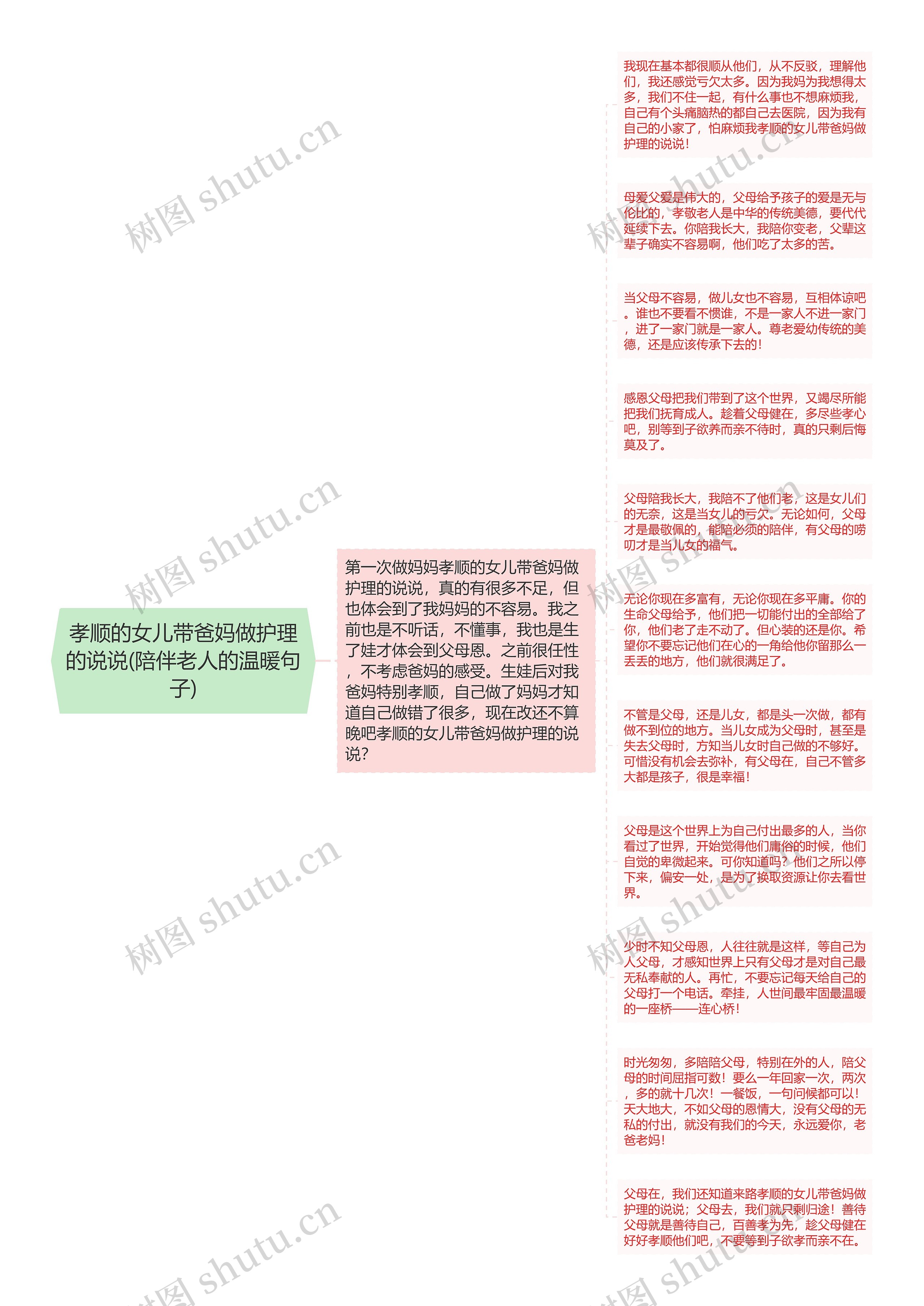 孝顺的女儿带爸妈做护理的说说(陪伴老人的温暖句子)