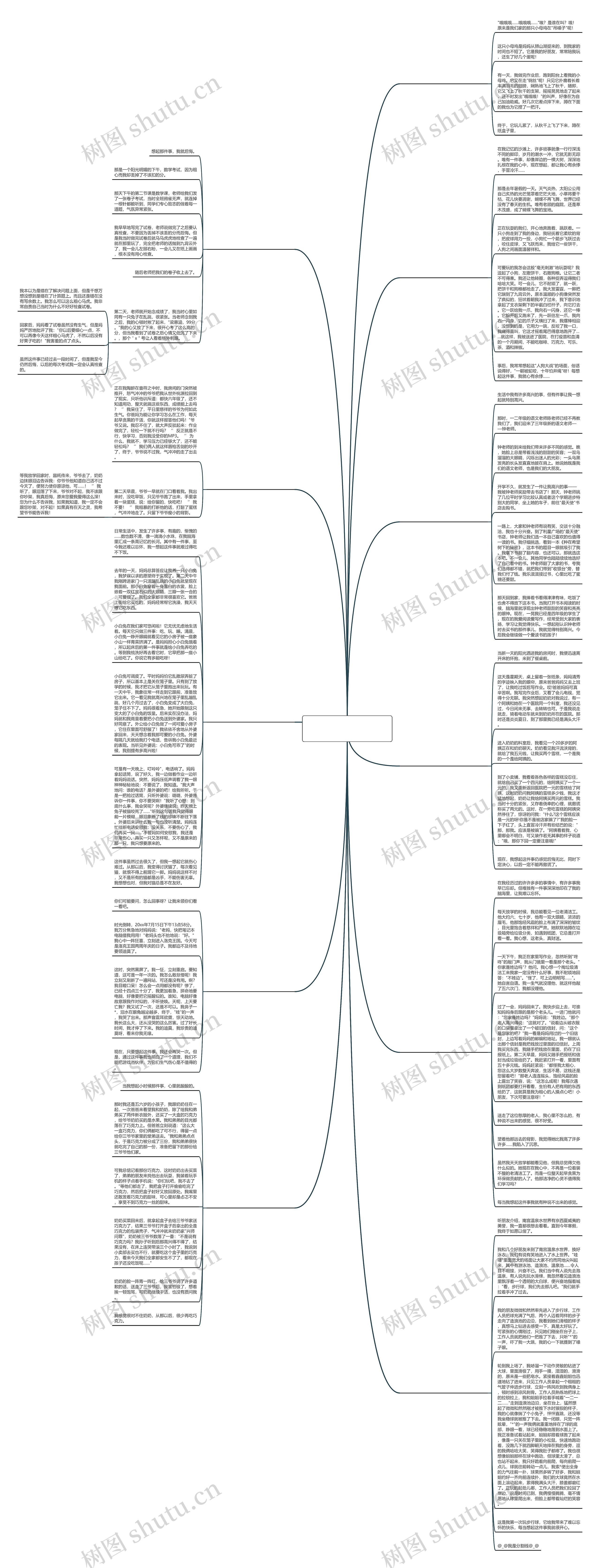 一想起那件事我就____作文1000字(优选11篇)思维导图