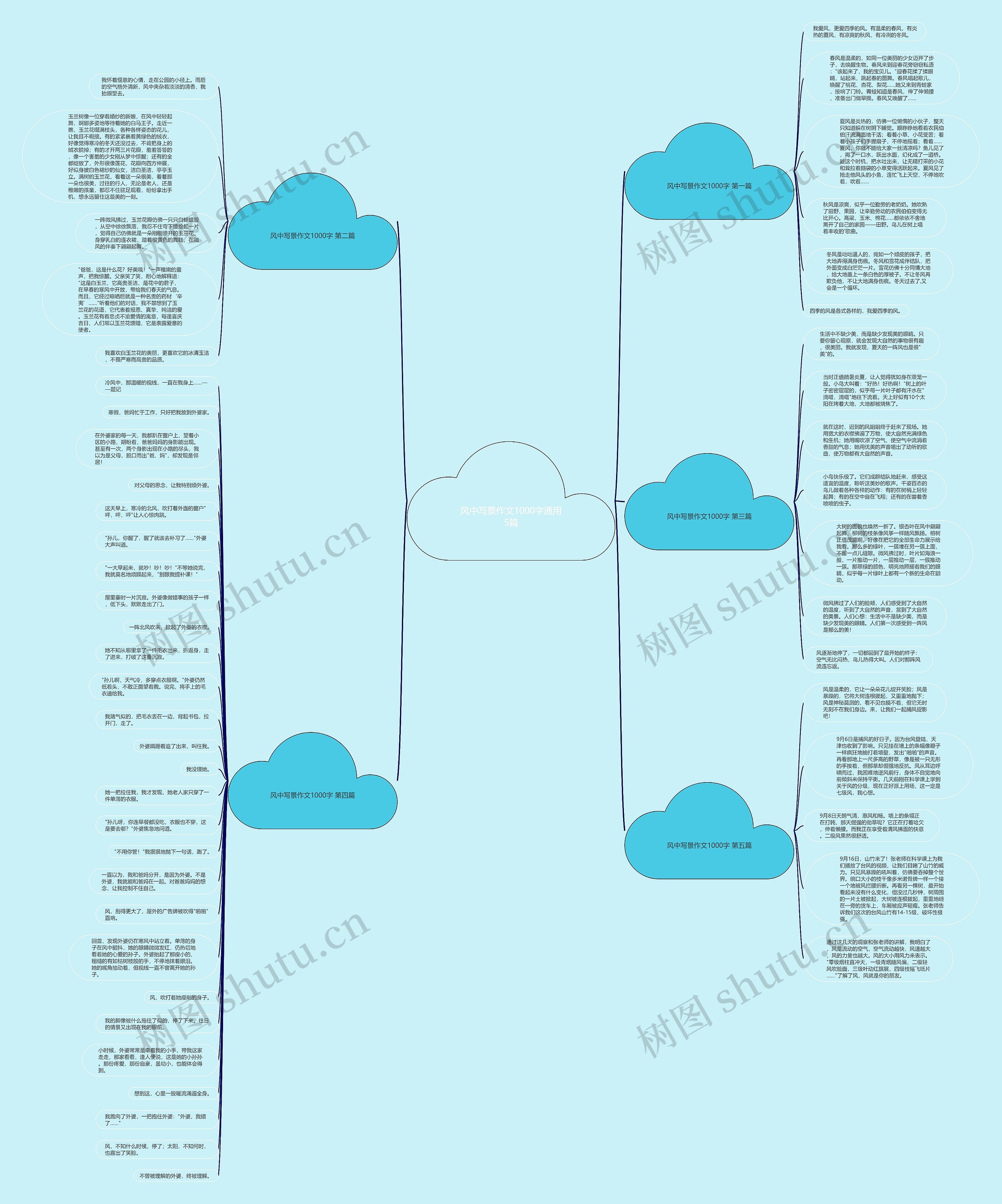 风中写景作文1000字通用5篇思维导图