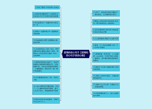 爱情的伤心句子【爱情的伤心句子说说心情】