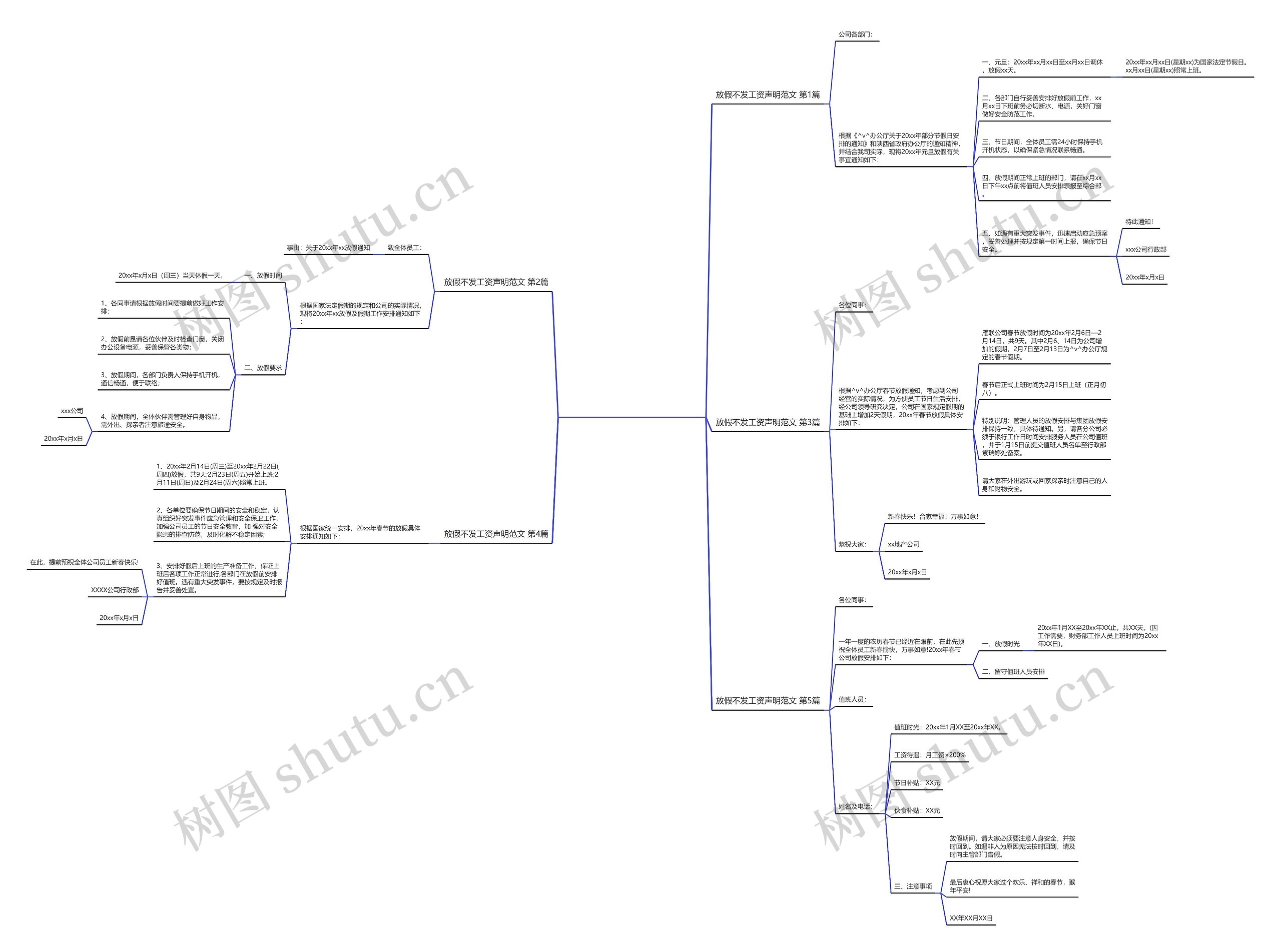 放假不发工资声明范文(精选5篇) 放假不发工资声明范文(精选5篇)