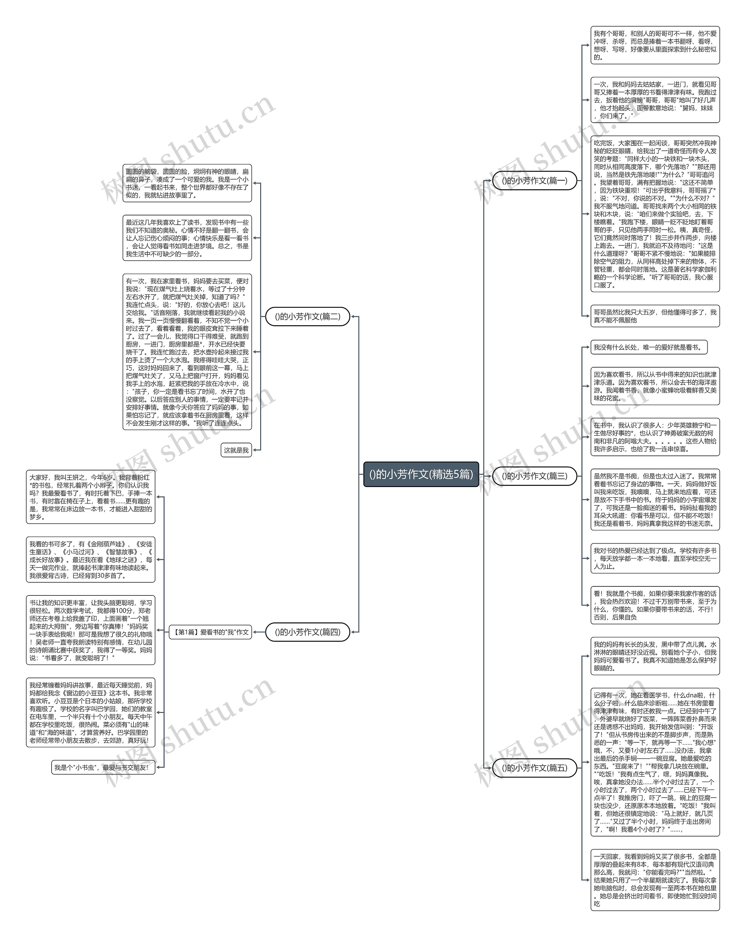 ()的小芳作文(精选5篇) ()的小芳作文(精选5篇)