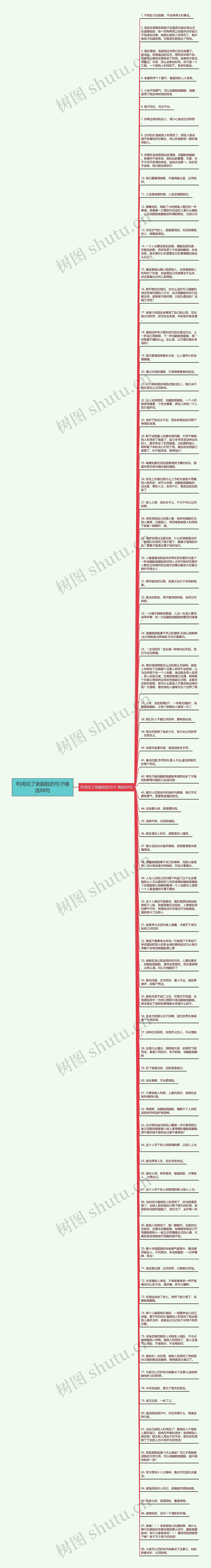 利用完了就翻脸的句子精选88句思维导图