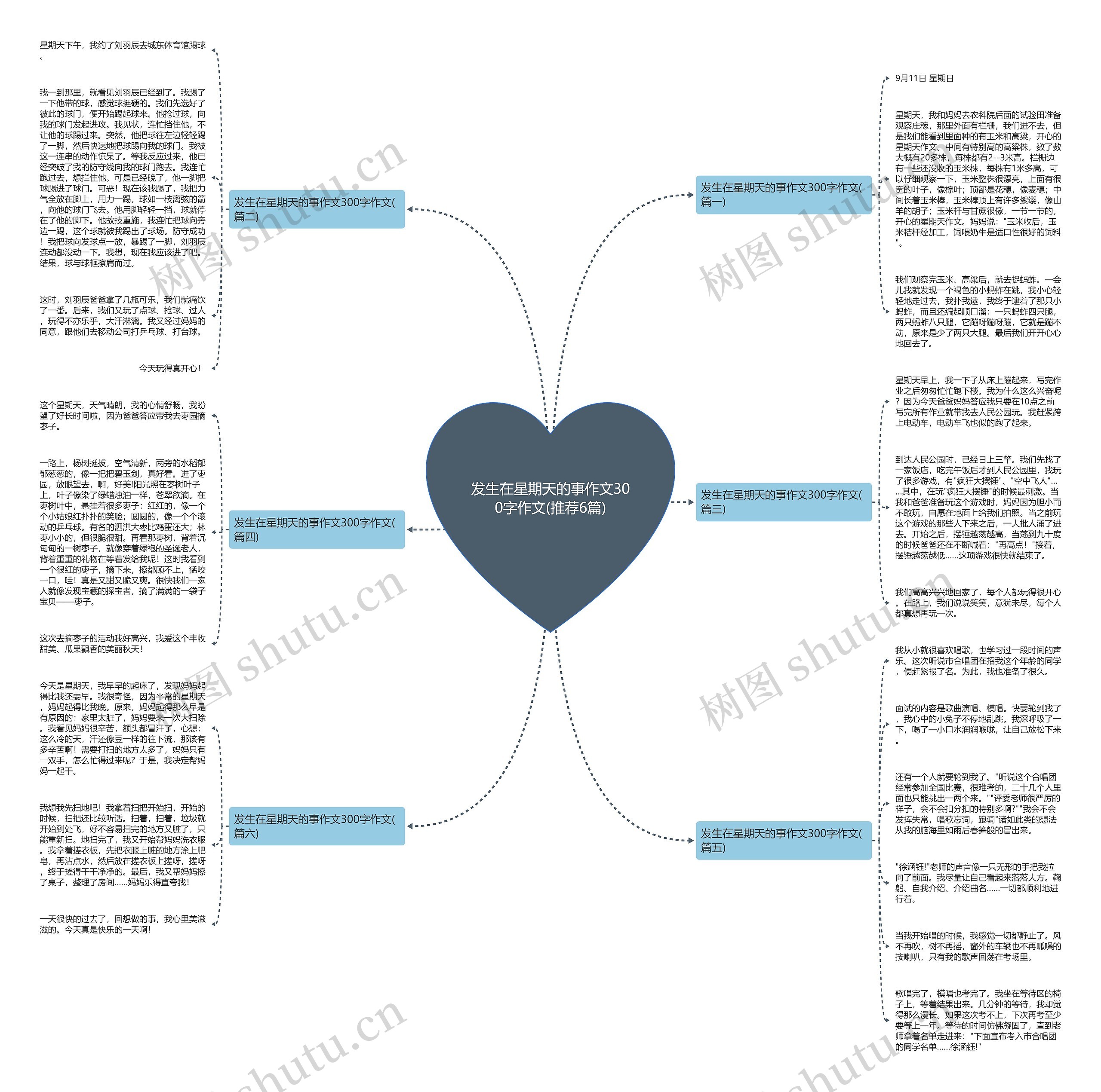 发生在星期天的事作文300字作文(推荐6篇) 发生在星期天的事作文300字作文(推荐6篇)
