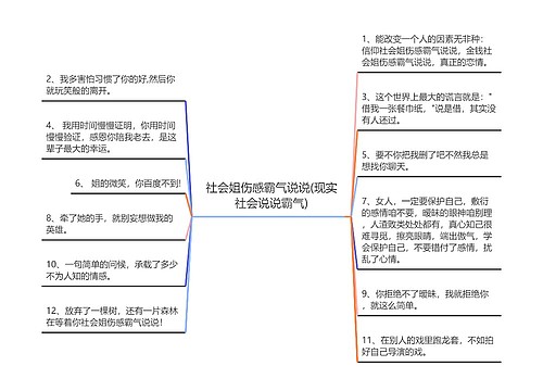 社会姐伤感霸气说说(现实社会说说霸气)