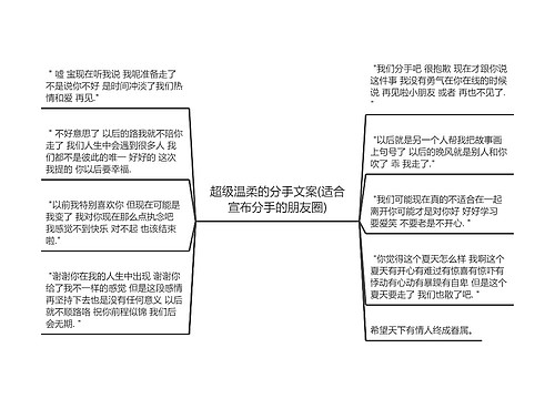 超级温柔的分手文案(适合宣布分手的朋友圈)