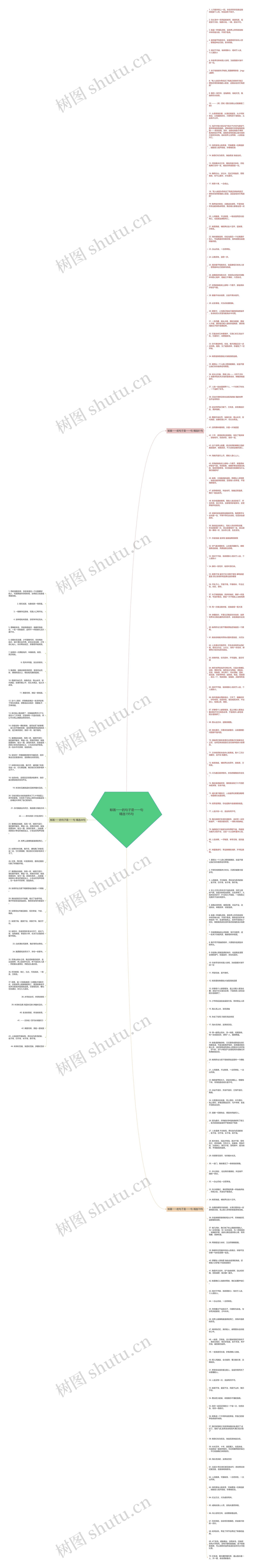 鲸画一一的句子是一一句精选195句思维导图