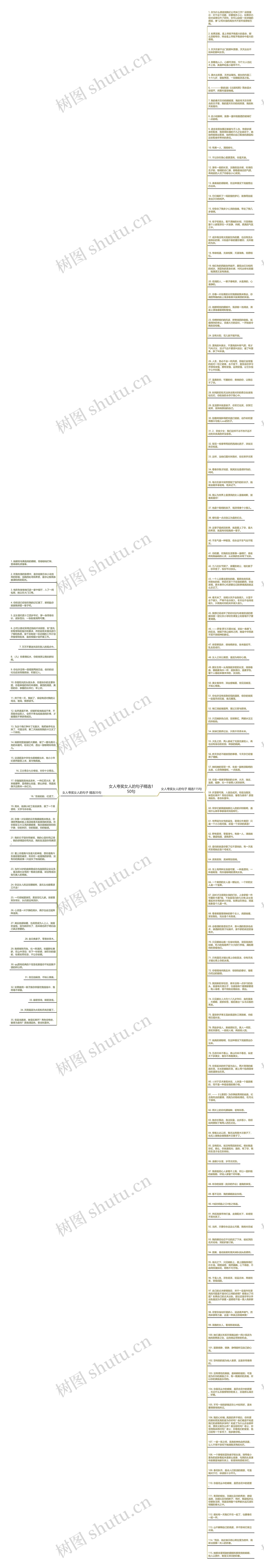 女人夸奖女人的句子精选150句思维导图