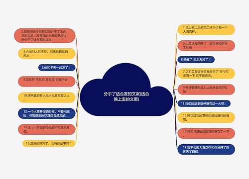 分手了适合发的文案(适合晚上发的文案)