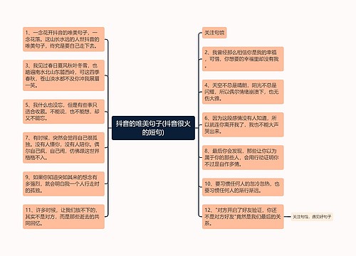 抖音的唯美句子(抖音很火的短句)