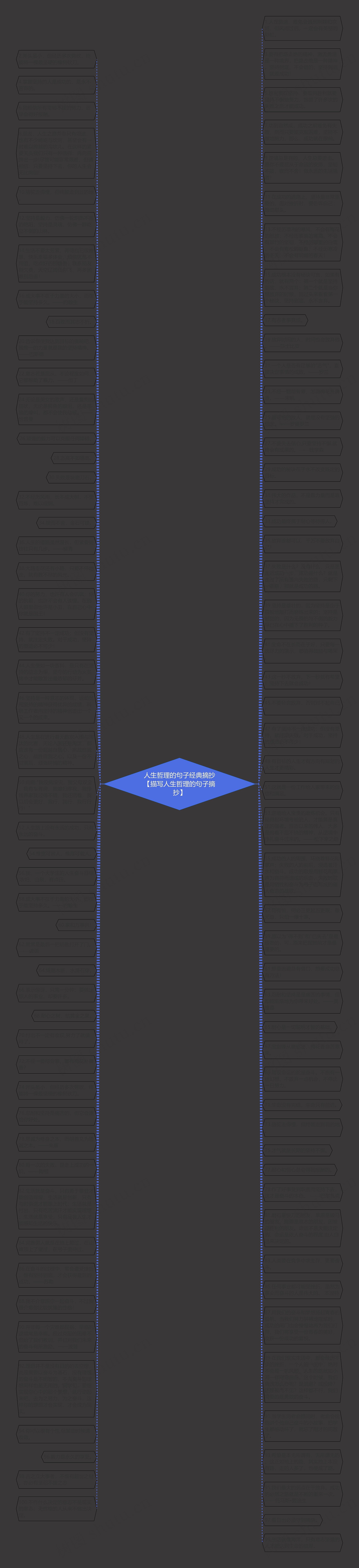 人生哲理的句子经典摘抄【描写人生哲理的句子摘抄】思维导图