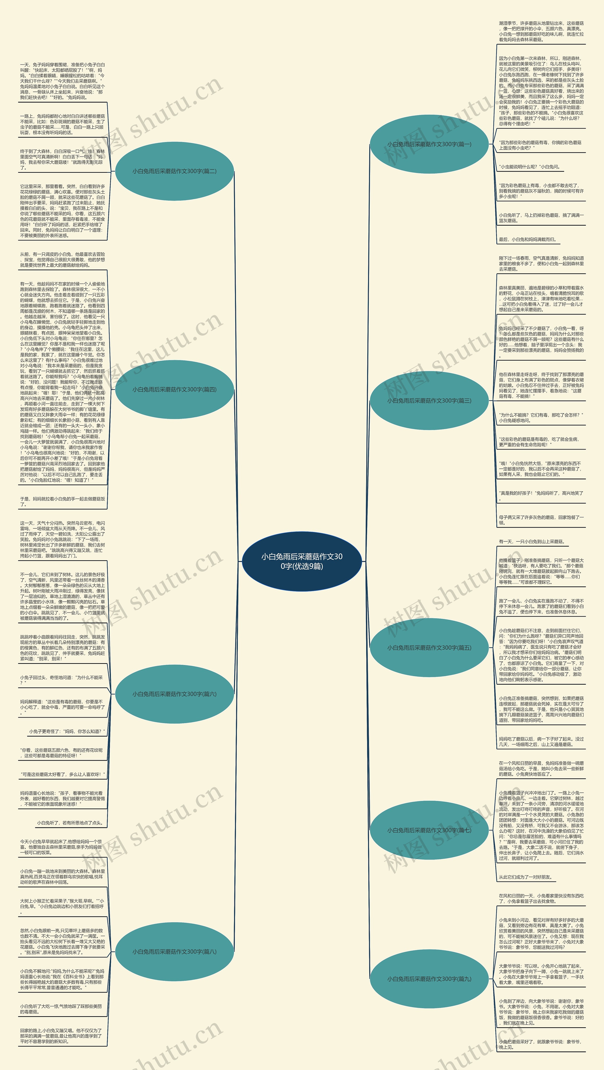 小白兔雨后采蘑菇作文300字(优选9篇) 小白兔雨后采蘑菇作文300字(优选9篇)