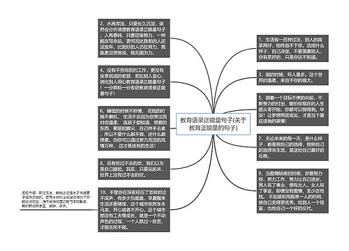 教育语录正能量句子(关于教育正能量的句子)