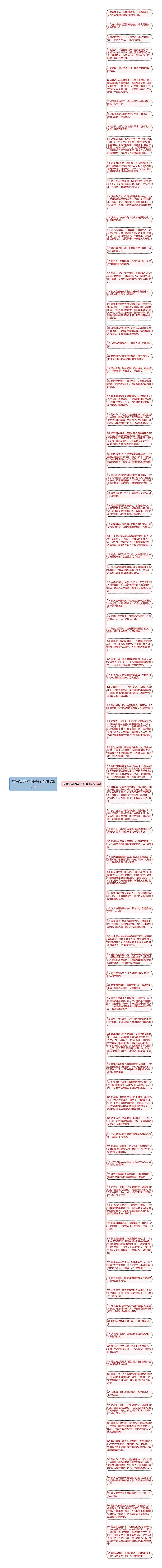 描写笑容的句子段落精选95句思维导图