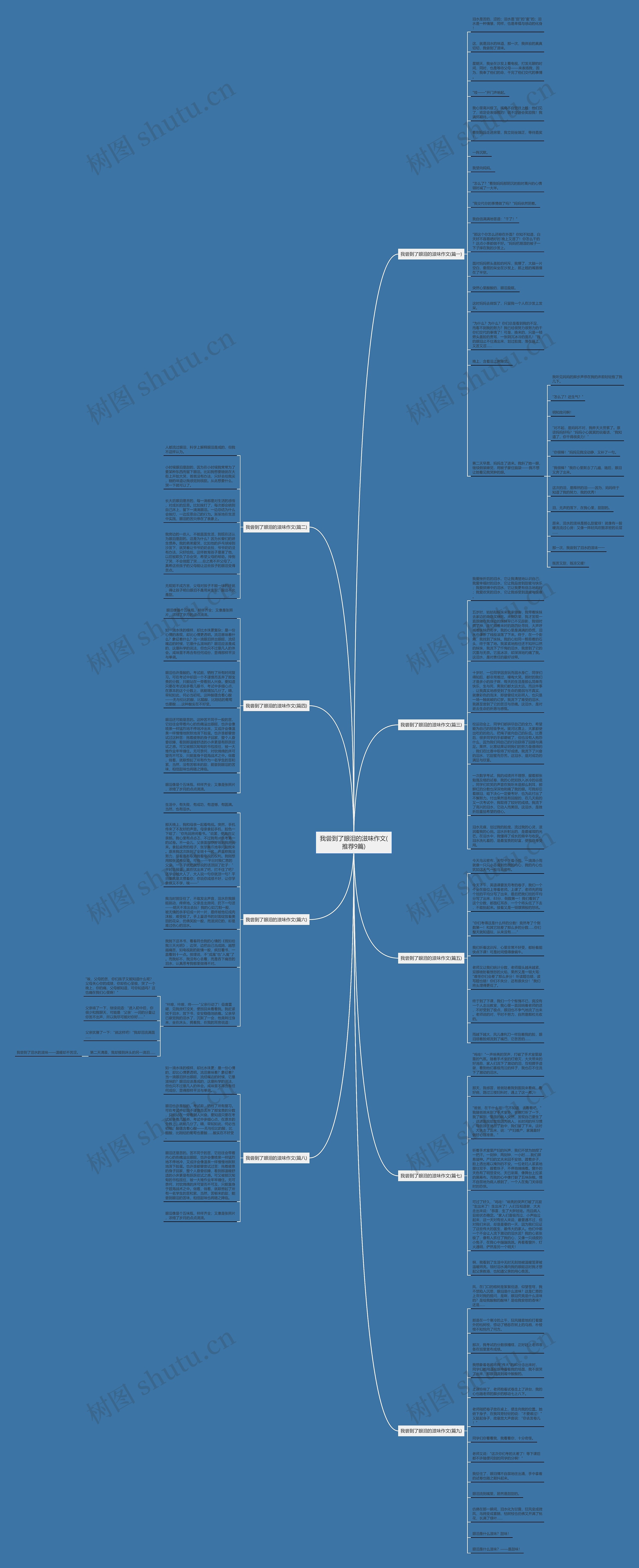 我尝到了眼泪的滋味作文(推荐9篇)思维导图
