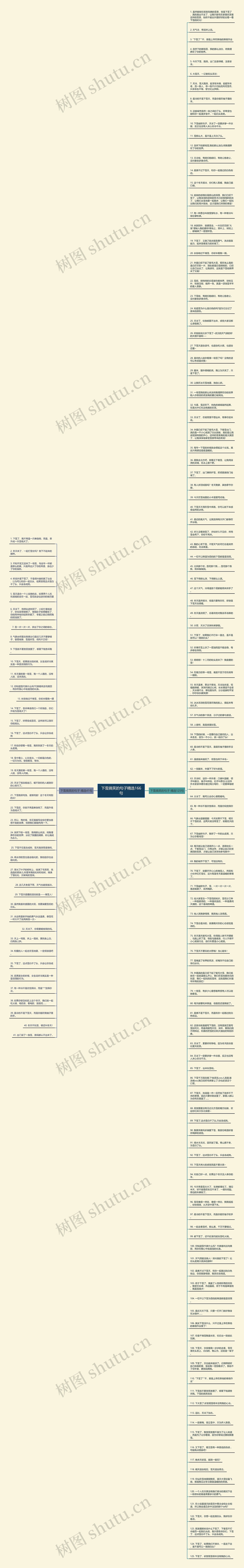 下雪搞笑的句子精选166句思维导图