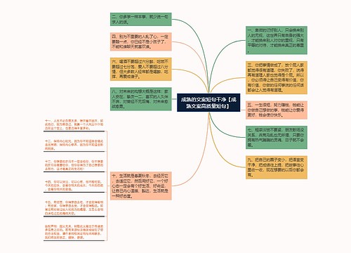 成熟的文案短句干净【成熟文案高质量短句】