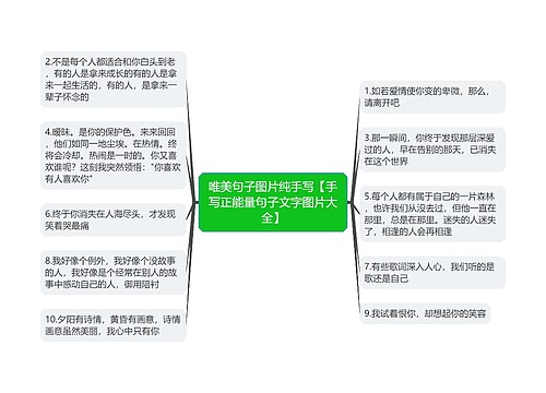 唯美句子图片纯手写【手写正能量句子文字图片大全】