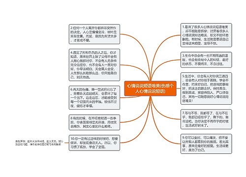 心情说说短语唯美(伤感个人心情说说短语)