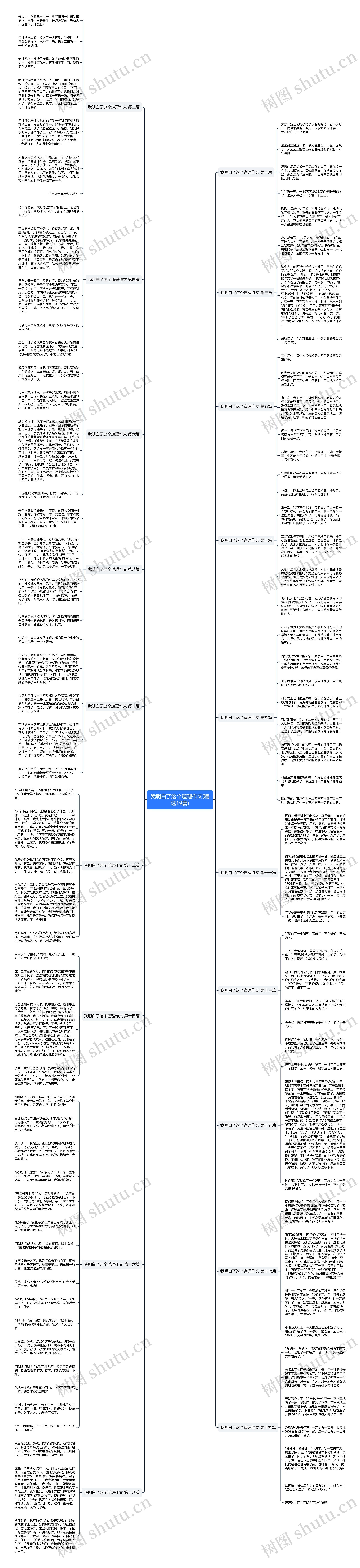 我明白了这个道理作文(精选19篇)思维导图