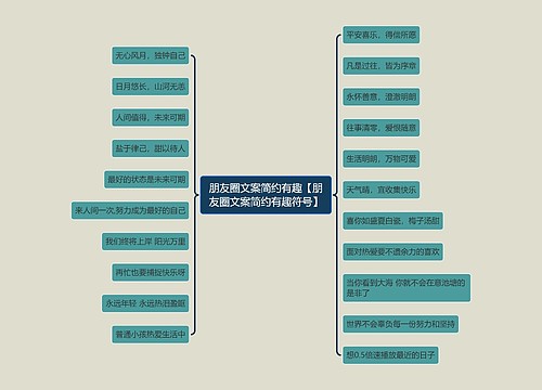 朋友圈文案简约有趣【朋友圈文案简约有趣符号】