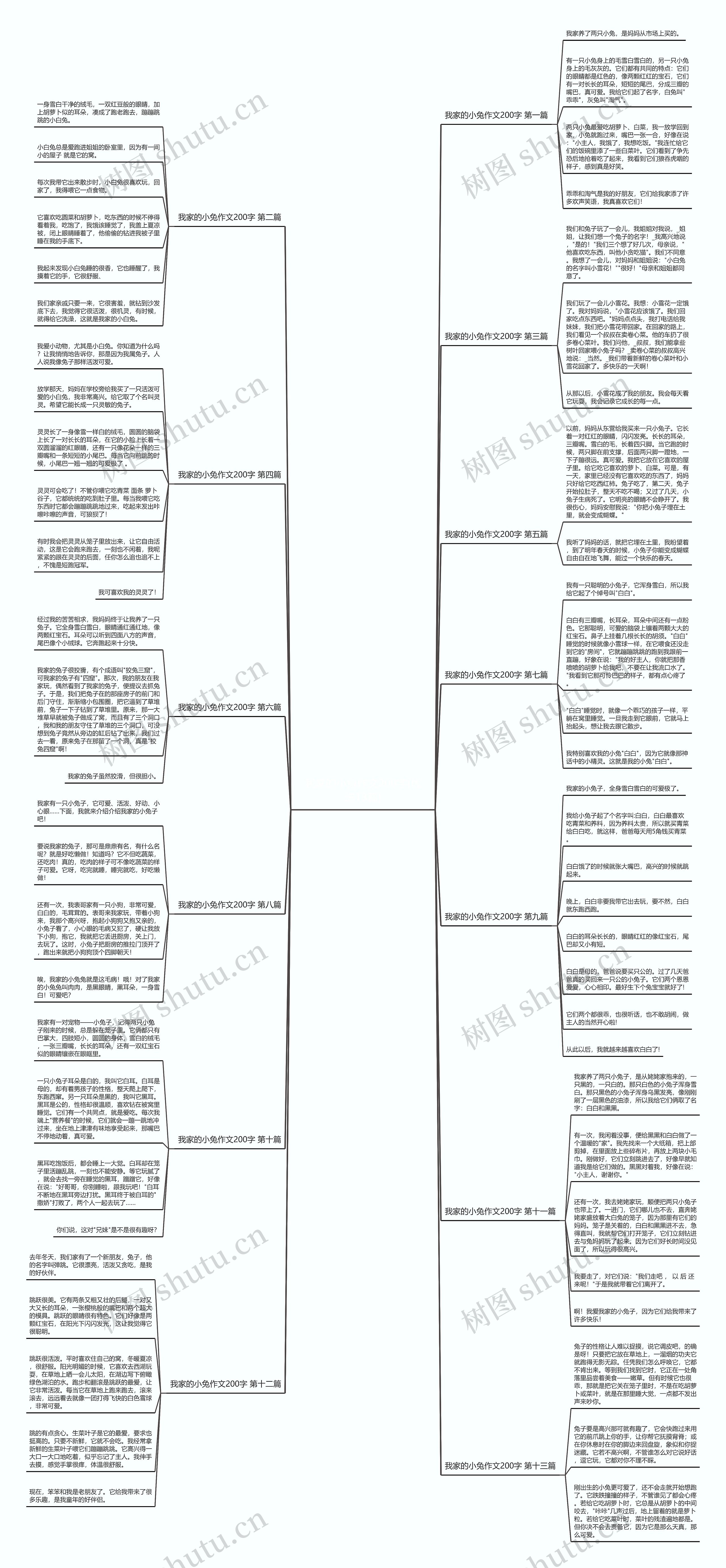 我家的小兔作文200字(优选13篇) 我家的小兔作文200字(优选13篇)