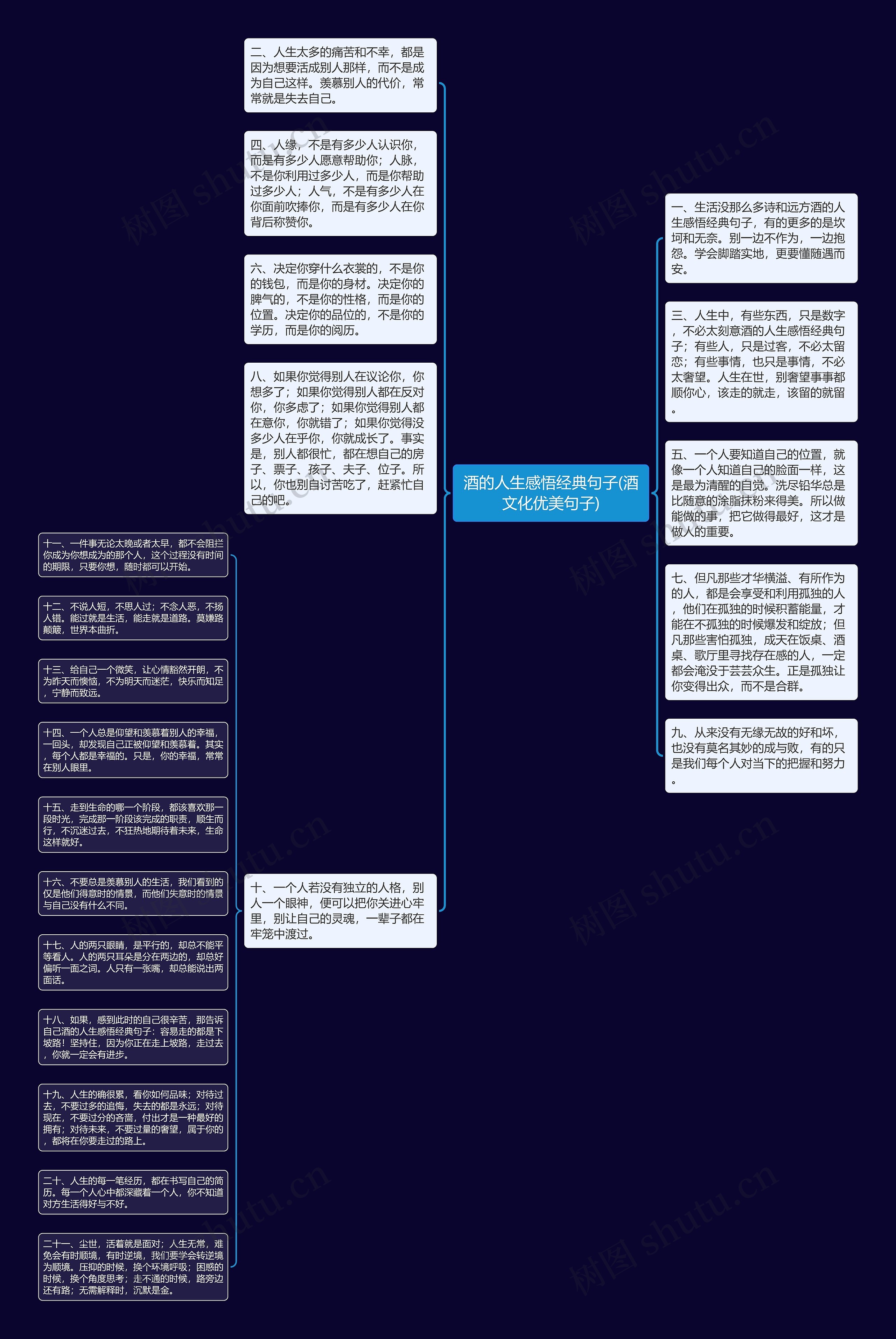 酒的人生感悟经典句子(酒文化优美句子)思维导图